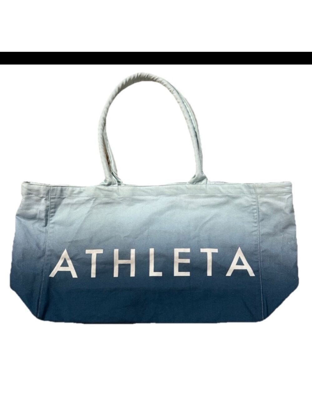 Athleta Blue Ombre Gradient Tote Bag